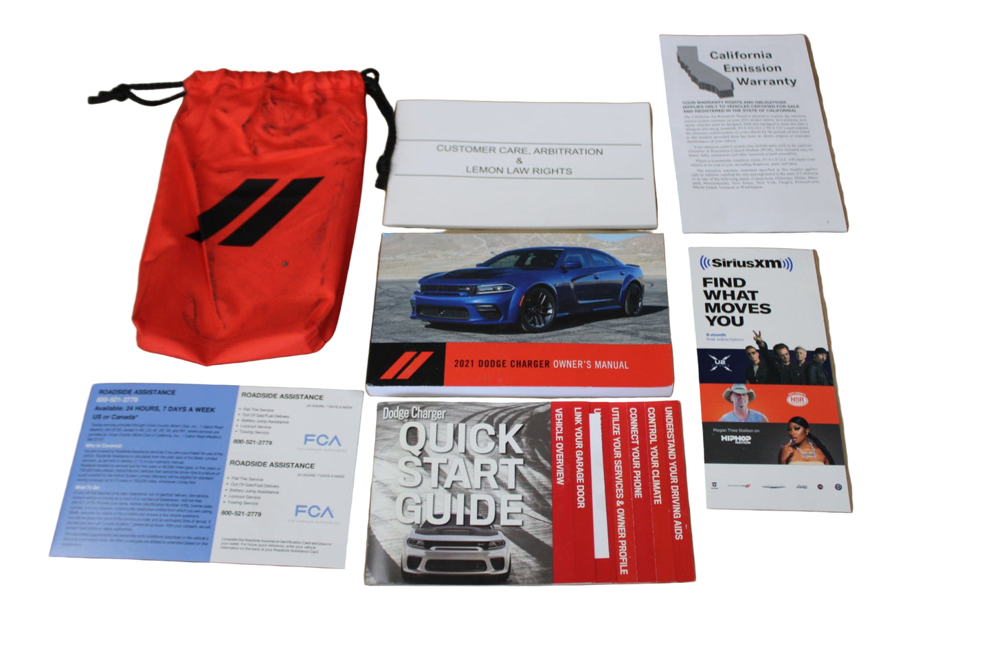 2021 Dodge Charger Scat Pack Owner's Operator's Manual Guide w/ Cover Bag
