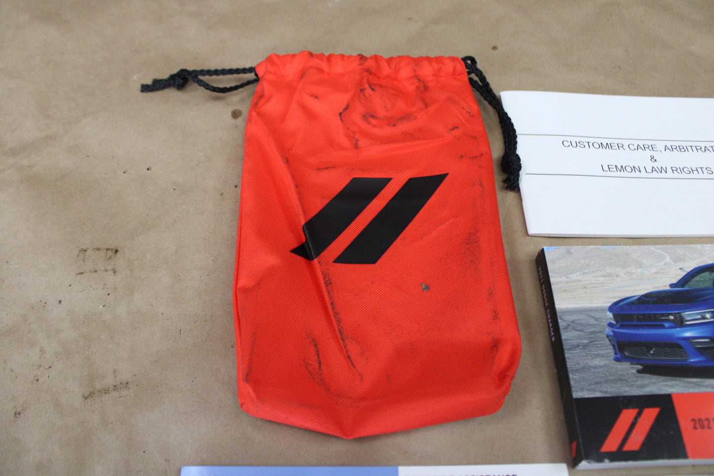 2021 Dodge Charger Scat Pack Owner's Operator's Manual Guide w/ Cover Bag