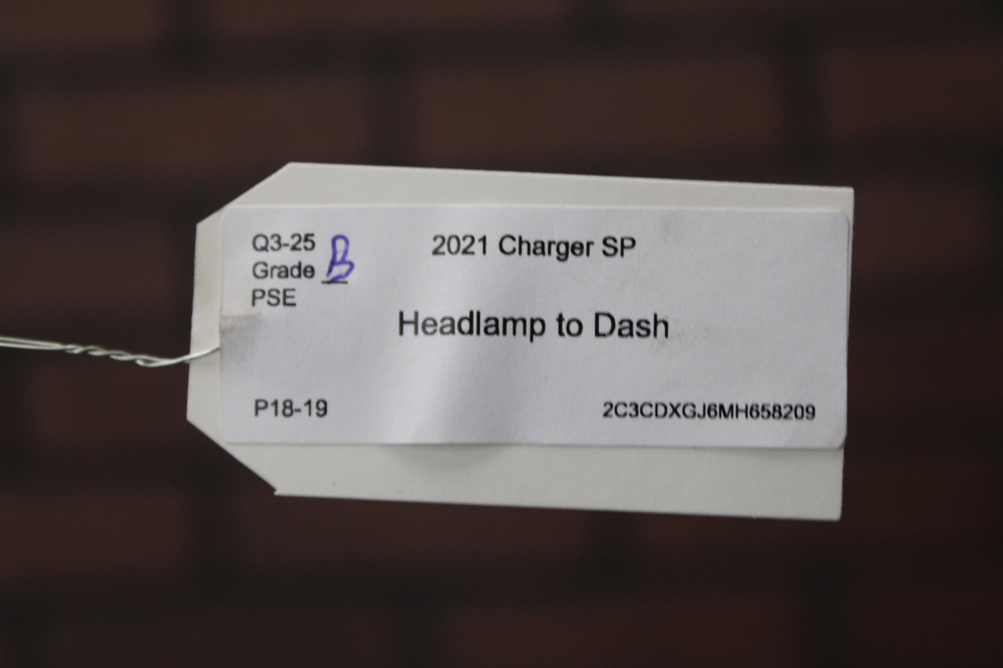 2021 Dodge Charger Headlamp to Dash Wiring Wire Harness OEM 68498650AB