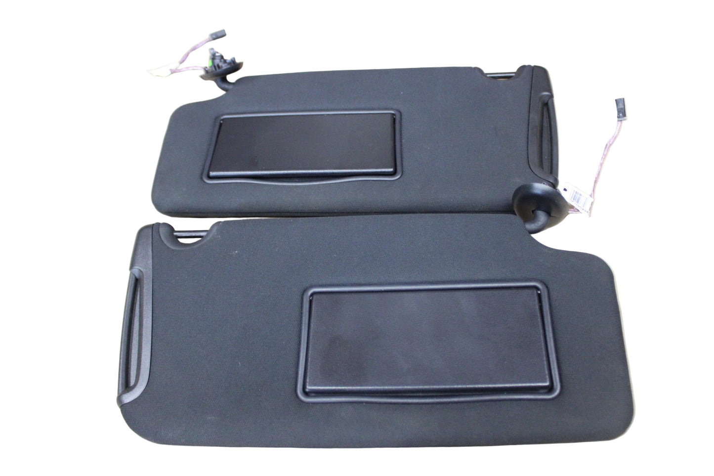2020-2023 Dodge Charger Left & Right Illuminated Black Sun Visor Set Pair OEM