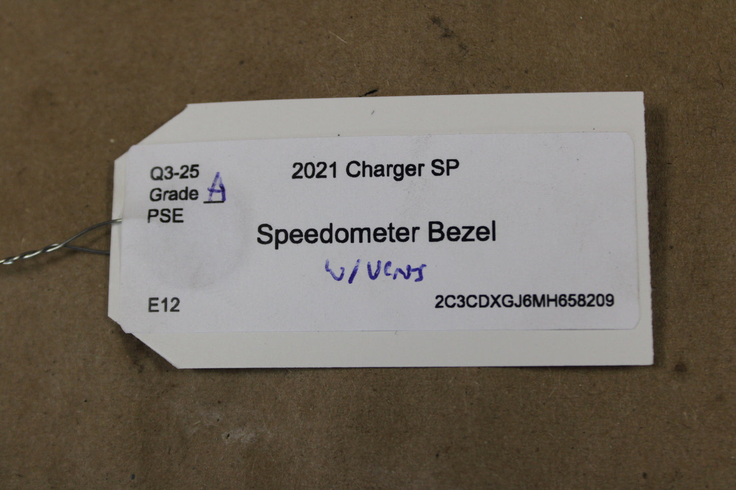 2020-2023 Dodge Charger OEM Speedometer Dash Trim Bezel w/ Vents