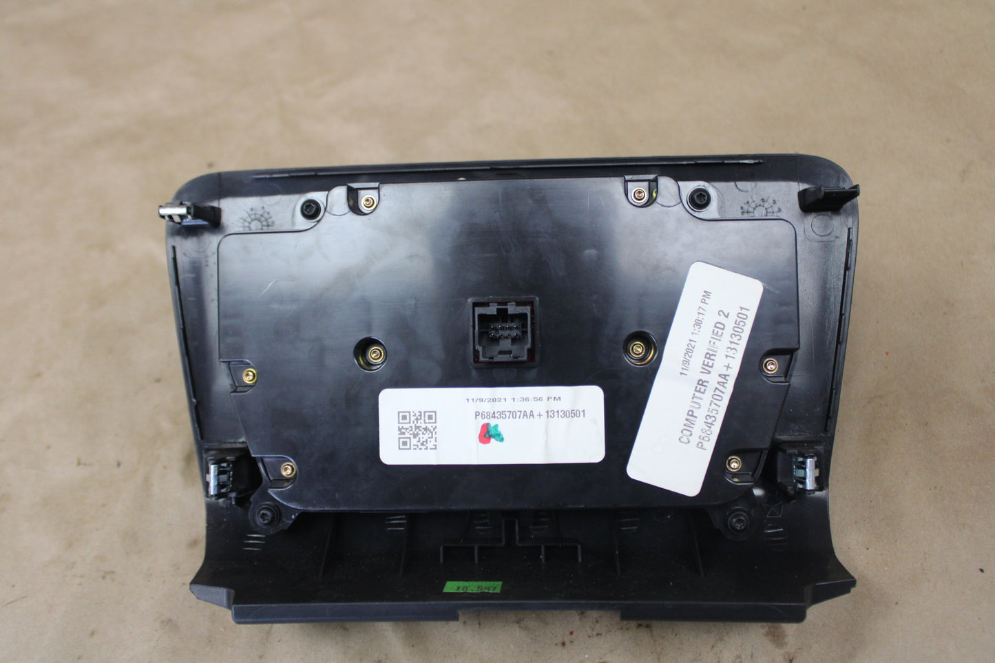 20-23 DODGE CHARGER HVAC A/C HEATER CLIMATE CONTROL STACK 68435707AA