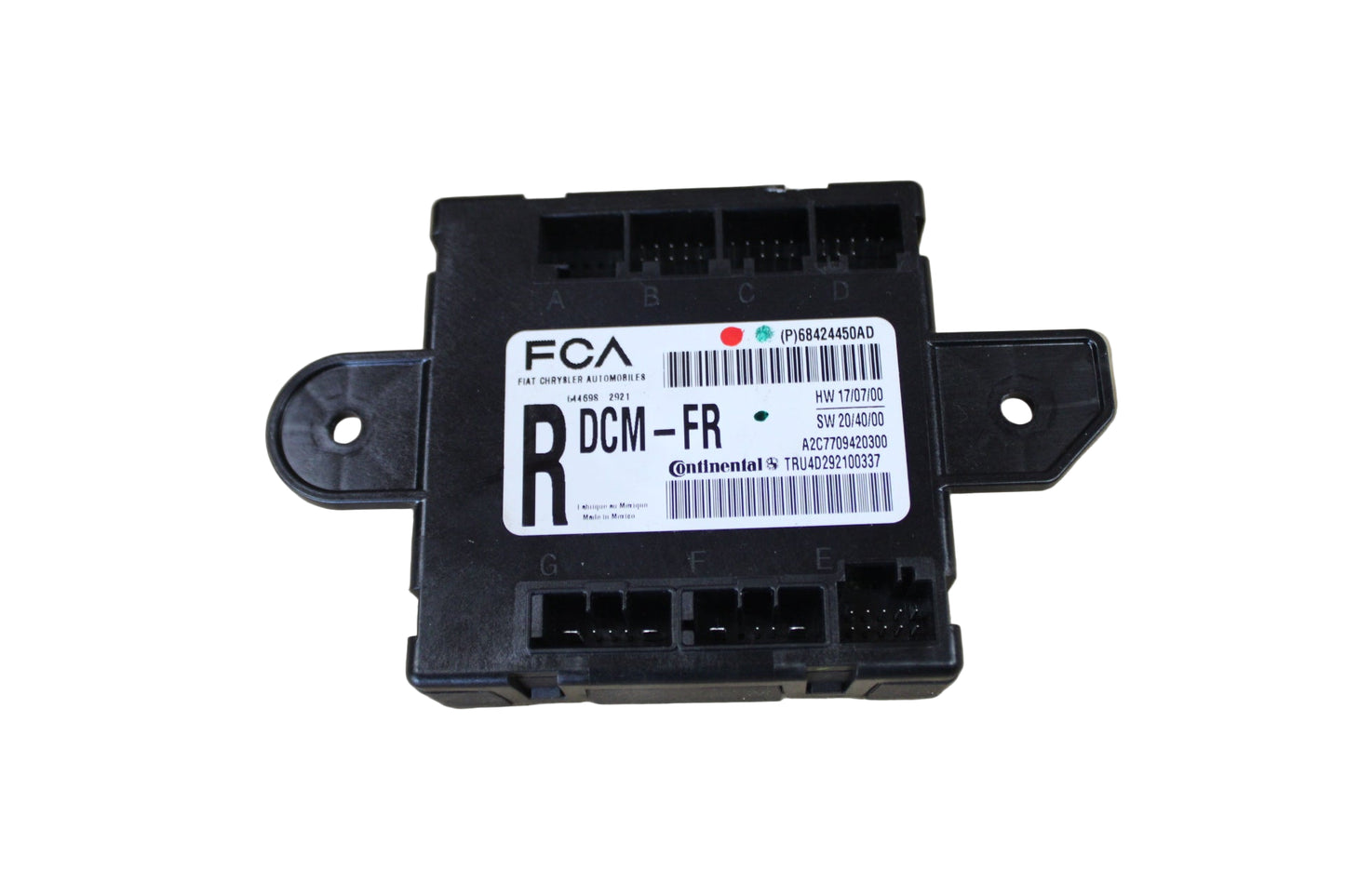 20-21 DODGE CHARGER FRONT RIGHT SIDE DOOR CONTROL MODULE 68424450AD