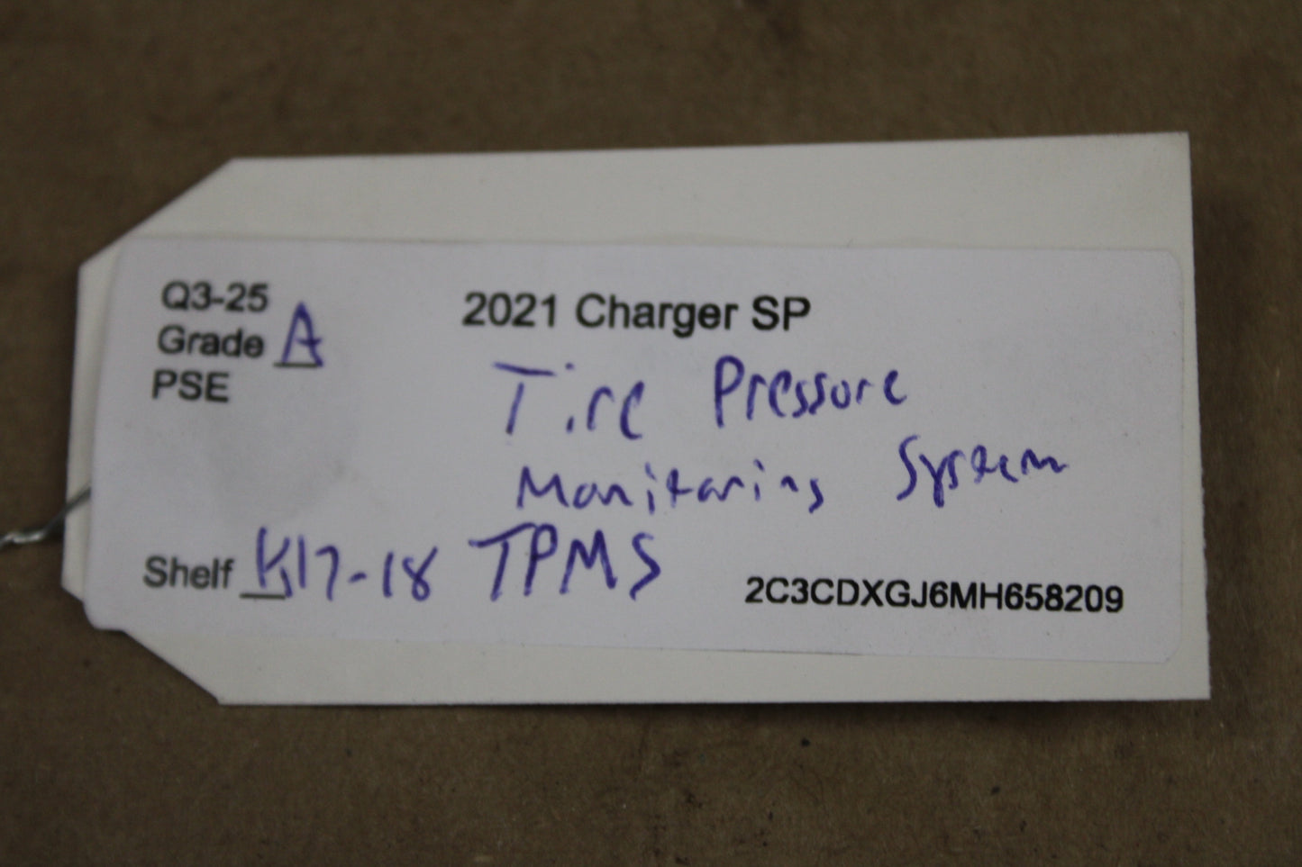 15-23 OEM Dodge Charger TPMS Tire Pressure Monitor Sensor Module 68219831AF