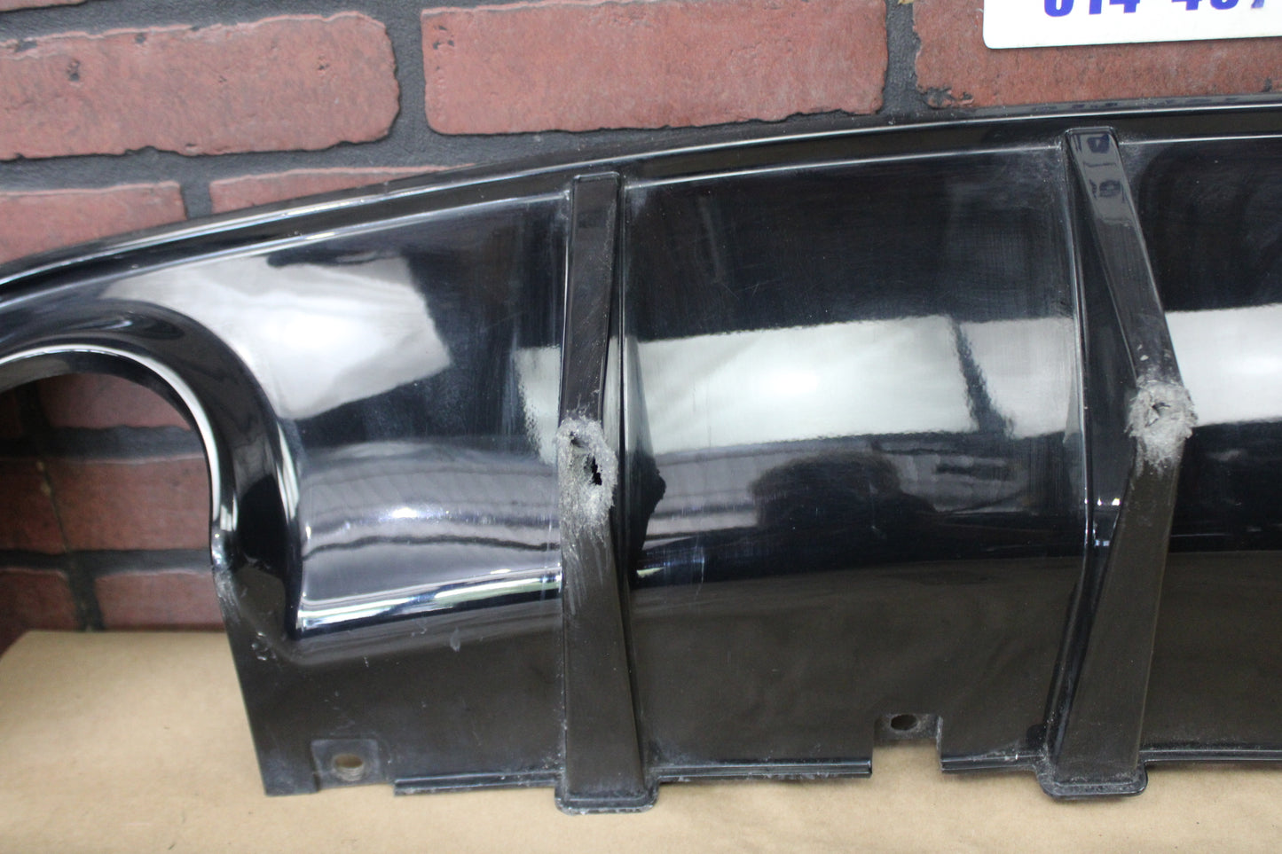 20–23 DODGE CHARGER REAR LOWER VALANCE DIFFUSER DUAL EXHAUST OEM