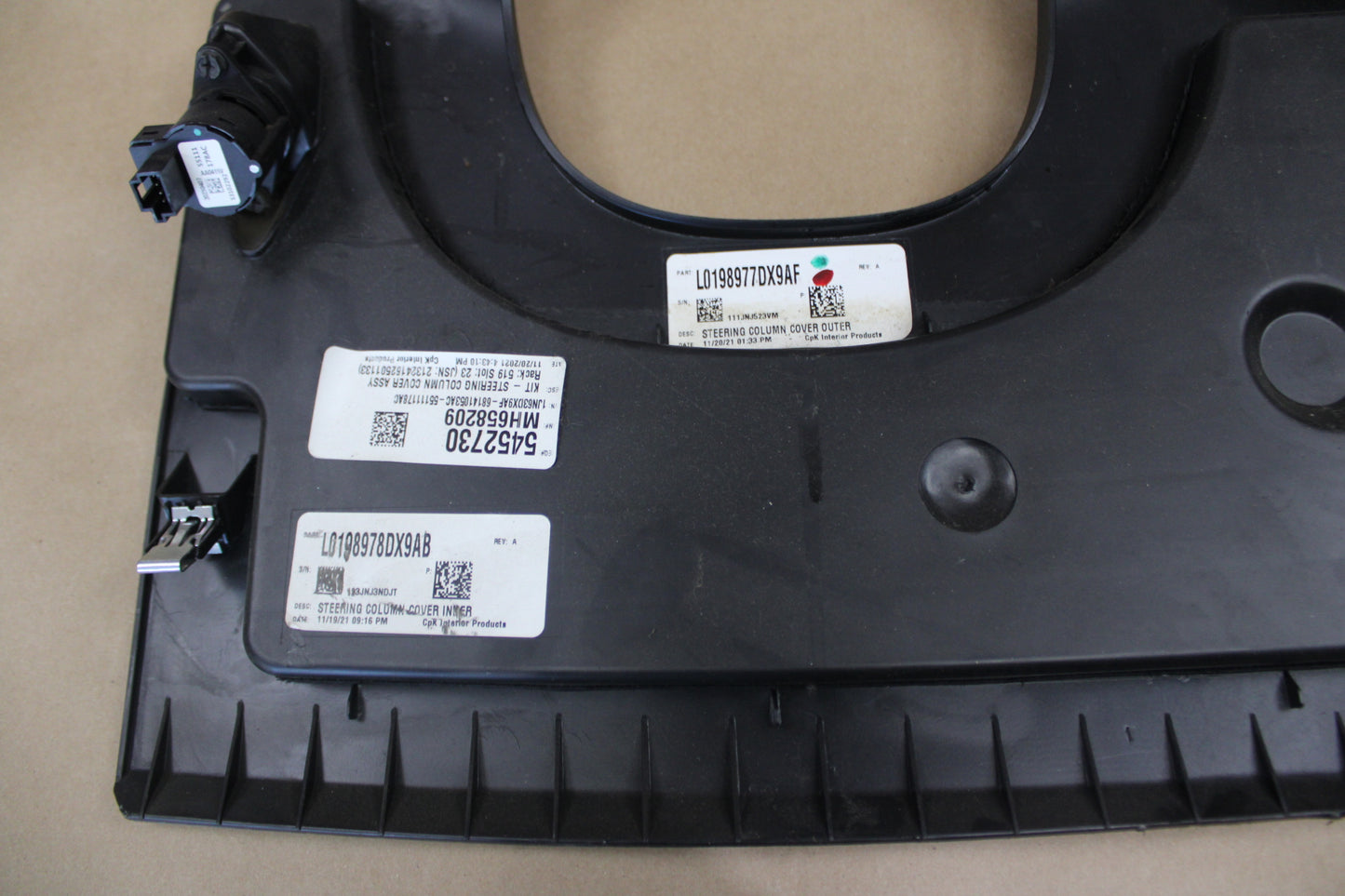 11-23 Dodge Charger Scat Pack Lower Steering Column Cover Panel OEM 1JN63DX9AF