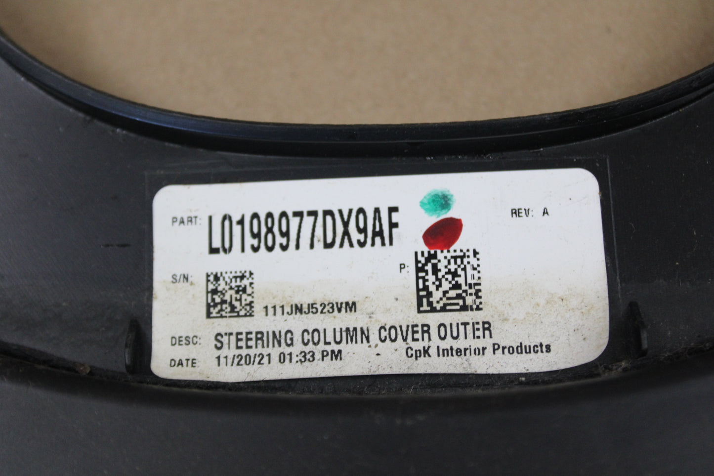 11-23 Dodge Charger Scat Pack Lower Steering Column Cover Panel OEM 1JN63DX9AF