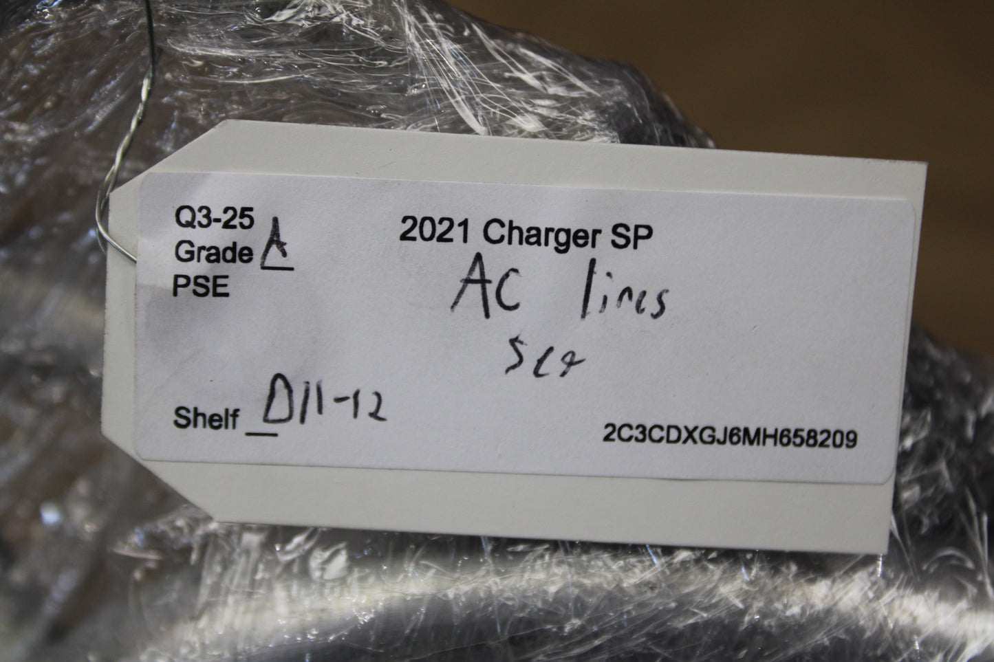 15-23 CHARGER A/C SUCTION & LIQUID HOSE TUBE LINE OEM 68158886AD