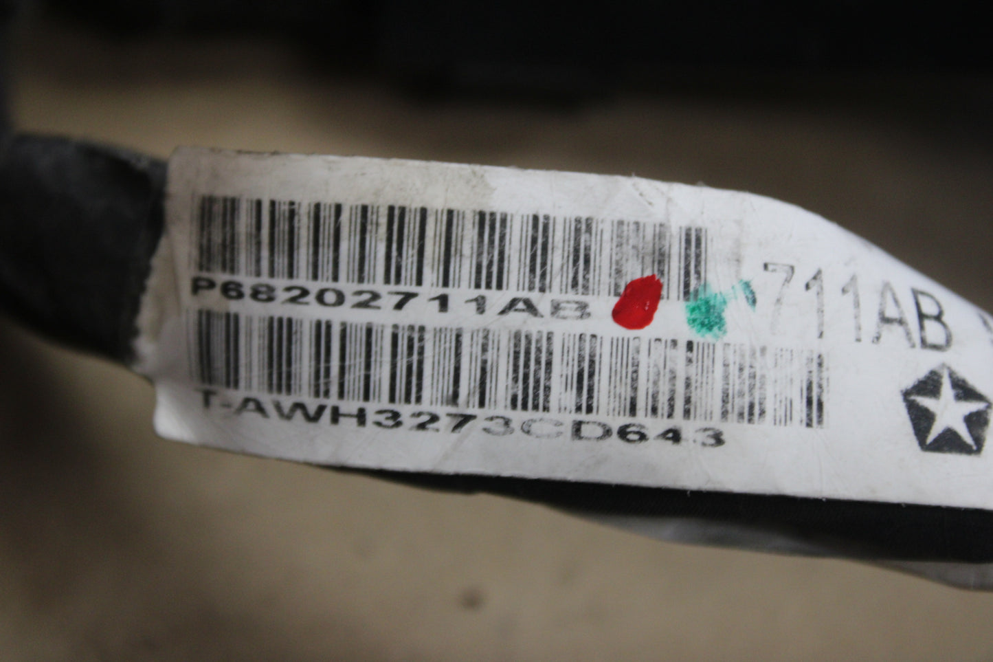 2014 Dodge Challenger SRT8 Headlamp to Dash Wire Wiring Harness 68202711AB