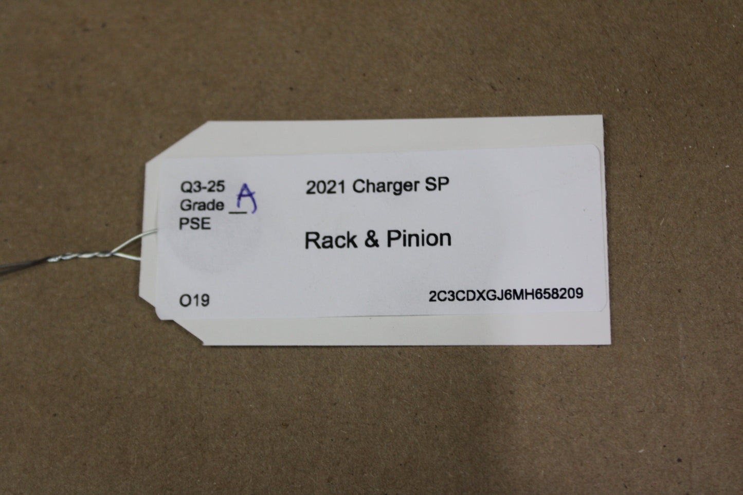 16-23 CHARGER SCAT PACK 6.4L POWER STEERING MOTOR RACK PINION 68466314AB
