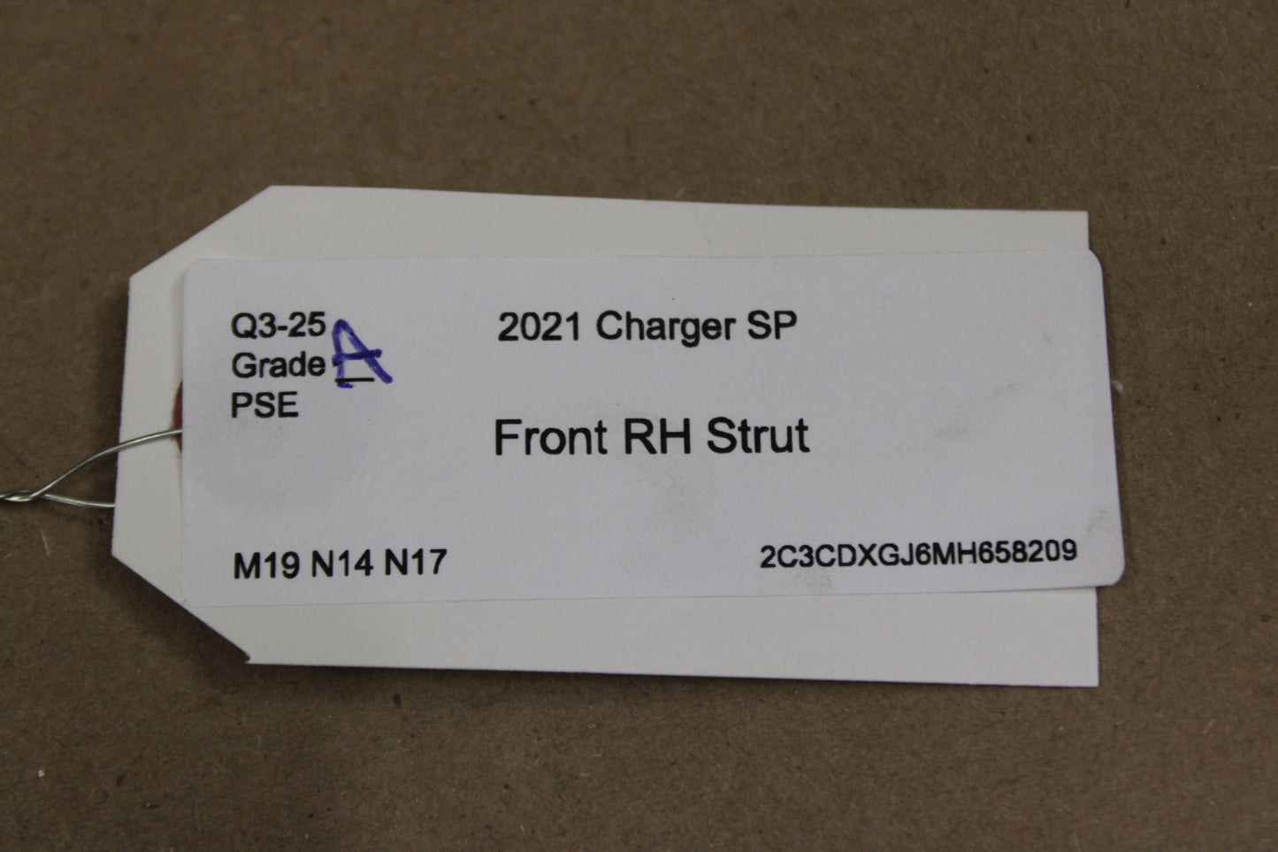 12-23 CHARGER SRT OEM FRONT PASSENGER RH ACTIVE DAMPING STRUT SHOCK