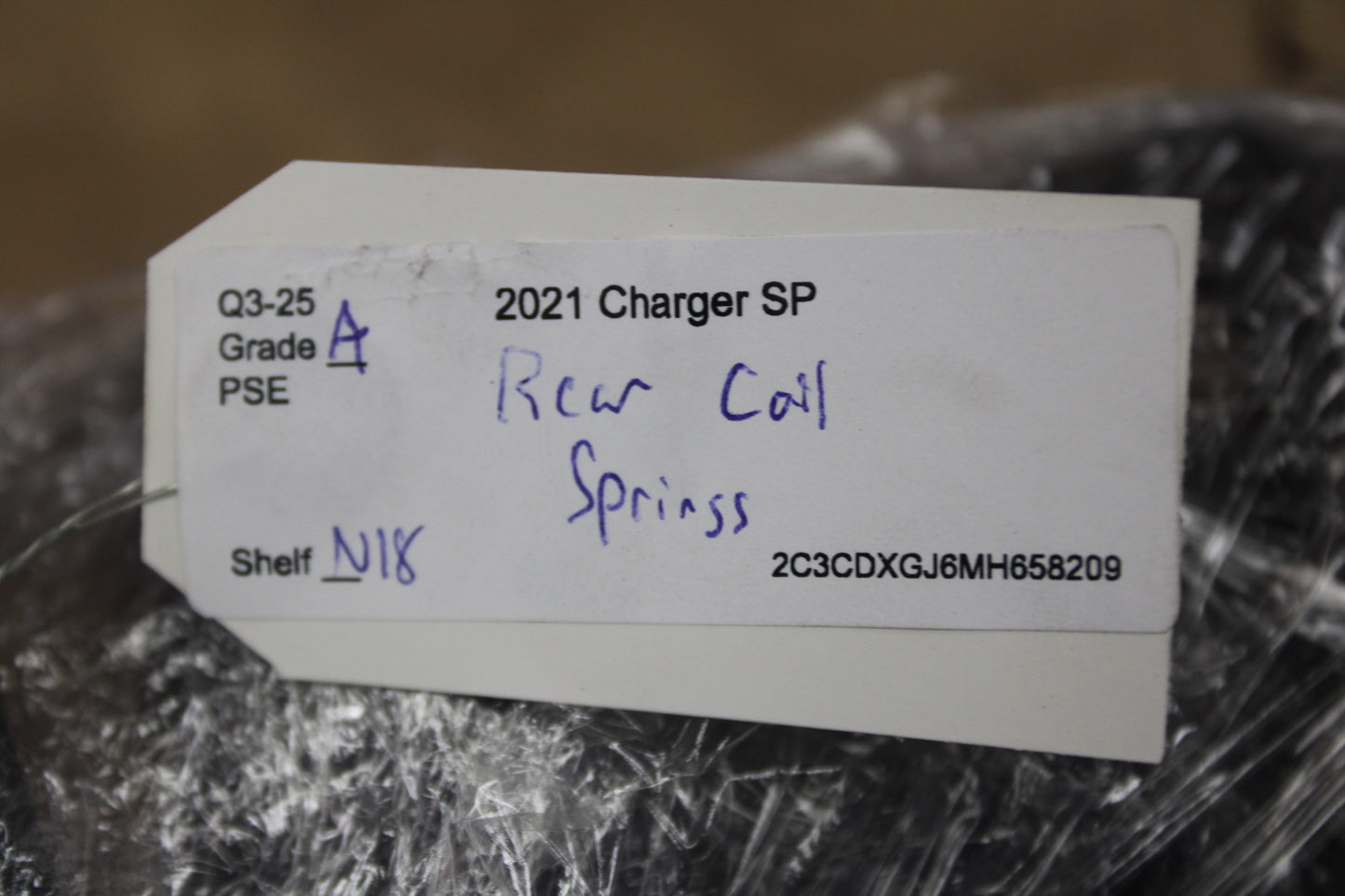 12-23 CHARGER SRT OEM REAR SUSPENSION COIL SPRINGS PAIR 68083432AC