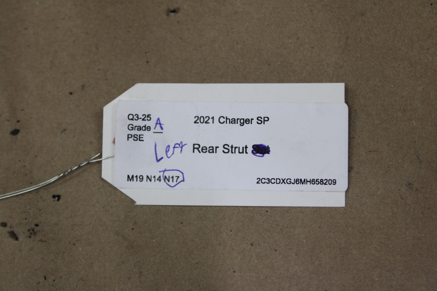 14-21 Dodge Charger OEM Bilstein Left Driver Rear Shock Absorber 05181805AG
