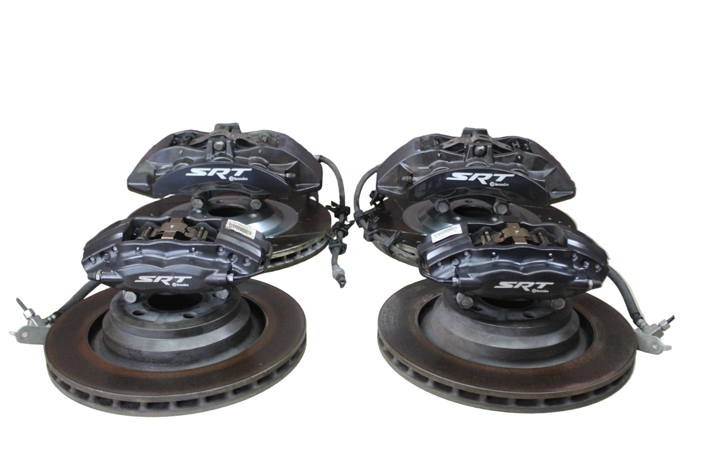 2005-2023 Charger Challenger 300 SRT Brembo 6 Piston BR4 Brake Calipers Rotors
