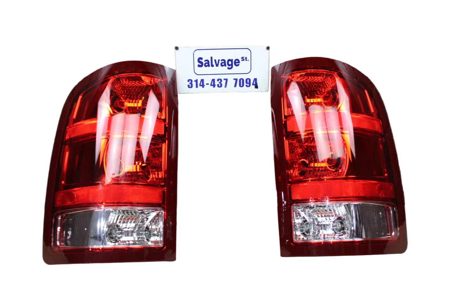 2007-2014 GMC Sierra Left & Right Pair Set Brake Stop Tail Light Lamp Assembly