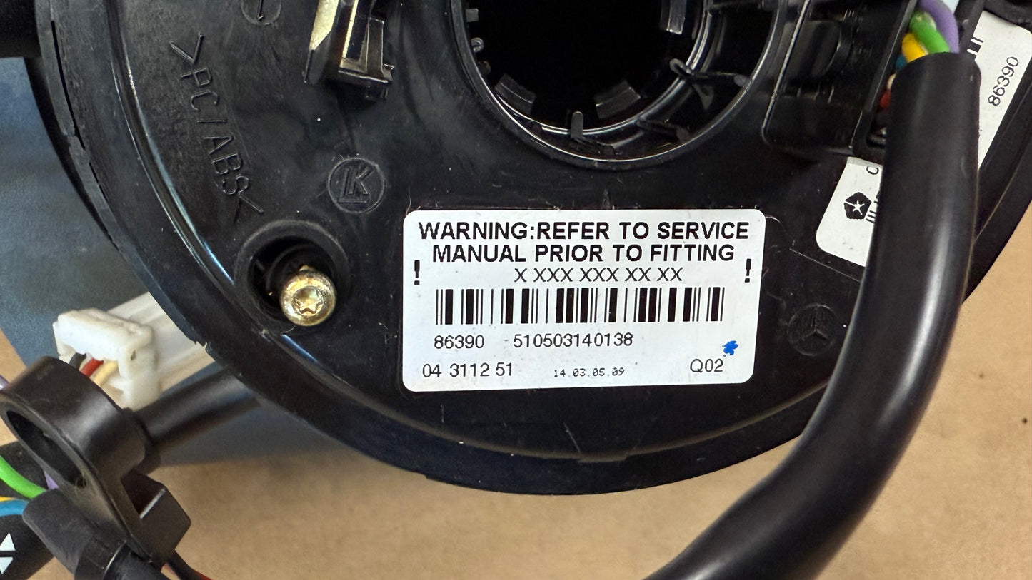05-10 CHRYSLER 300 SRT8 OEM STEERING COLUMN CLOCK SPRING TURN SWITCH