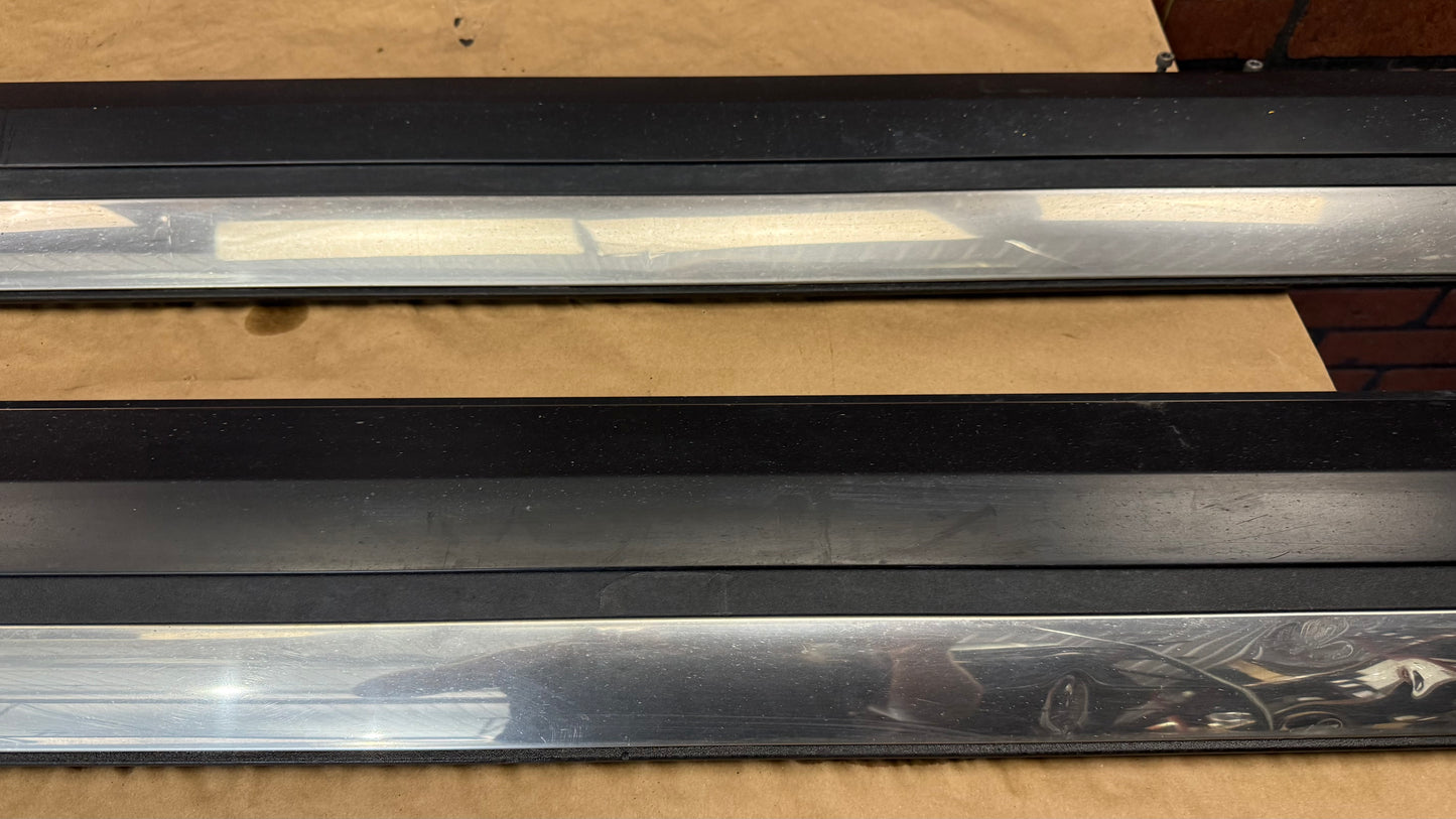 2007-2014 Cadillac Escalade Power Chrome Running Board Steps ONLY with Hardware