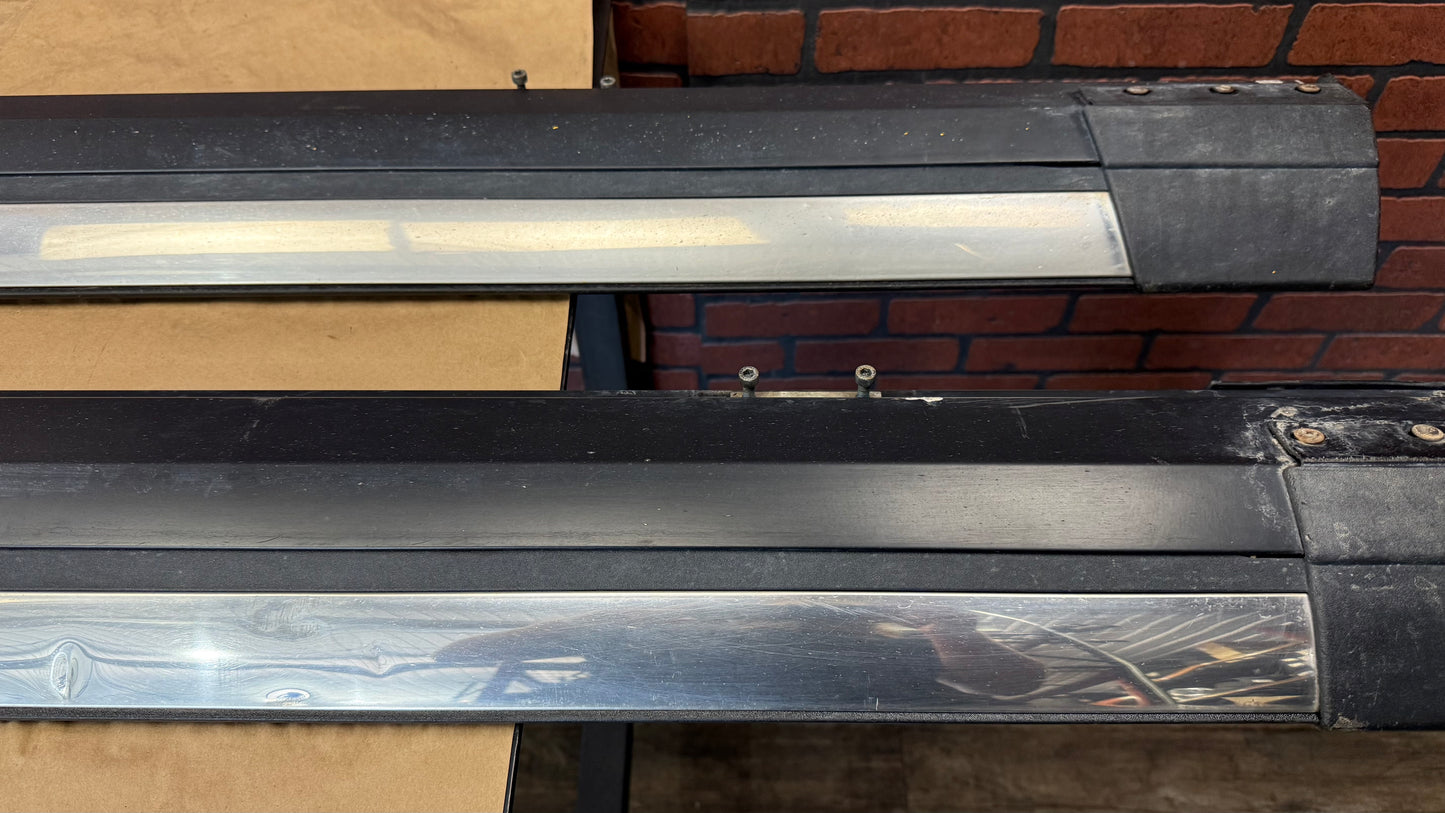 2007-2014 Cadillac Escalade Power Chrome Running Board Steps ONLY with Hardware