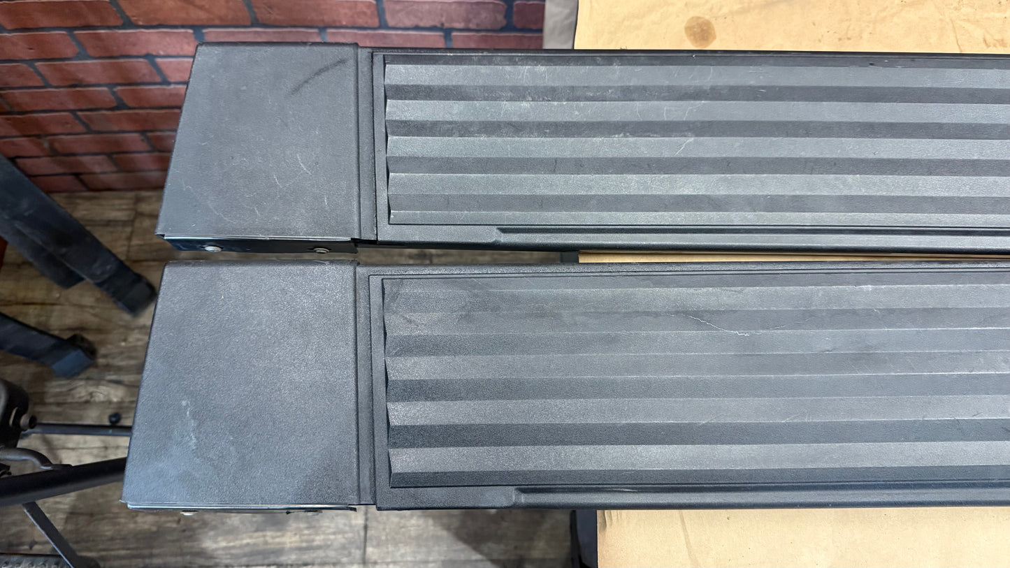 2007-2014 Cadillac Escalade Power Chrome Running Board Steps ONLY with Hardware
