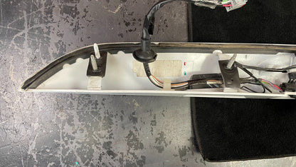 2013-2016 FORD ESCAPE TRUNK LID TAILGATE TRIM PANEL MOLDING W CAMERA WHITE