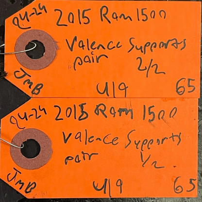2013-2024 Ram 1500 Valence Fascia Support Bracket Set OEM 68104945AE/68104944AD