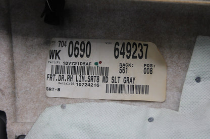05-10 Jeep Grand Cherokee Front Passenger RH Interior Door Panel Trim 1dv721d5af