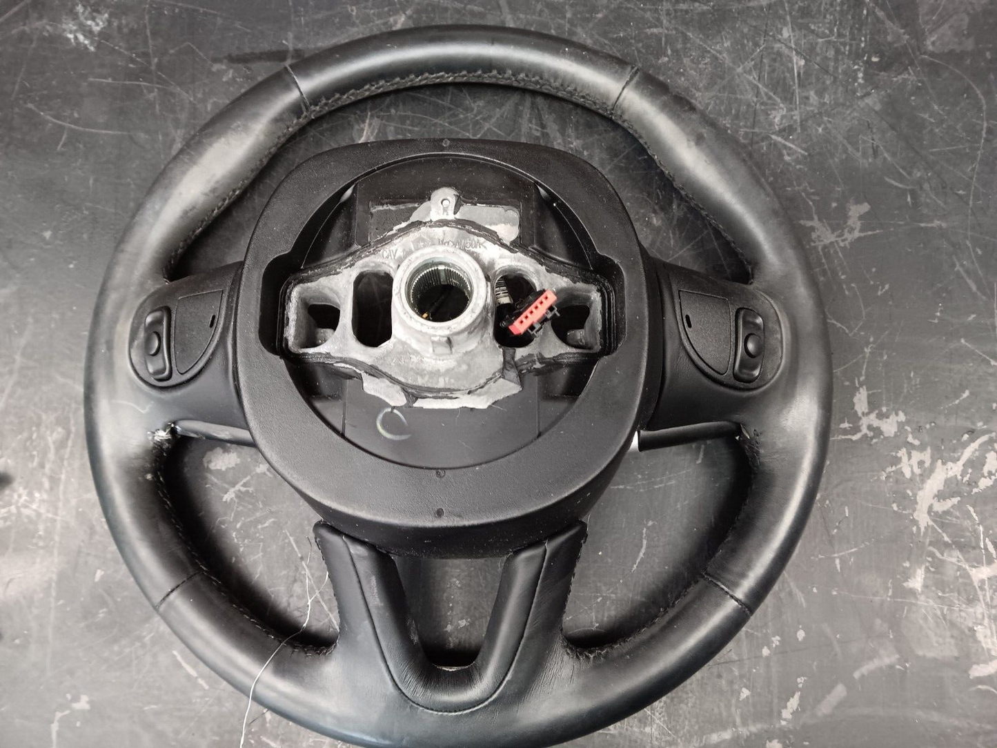 2015-2023 Dodge Challenger R/T Scat Pack Steering Wheel Black Leather 5le631x9ac
