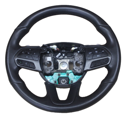 2022 DODGE CHARGER R/T DRIVER STEERING WHEEL WITH CONTROLS BLACK LEATHER