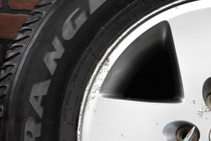 2007-2017 Jeep Wrangler 17x7.5" Wheel Set Goodyear 255/75R17 Light Damage Silver