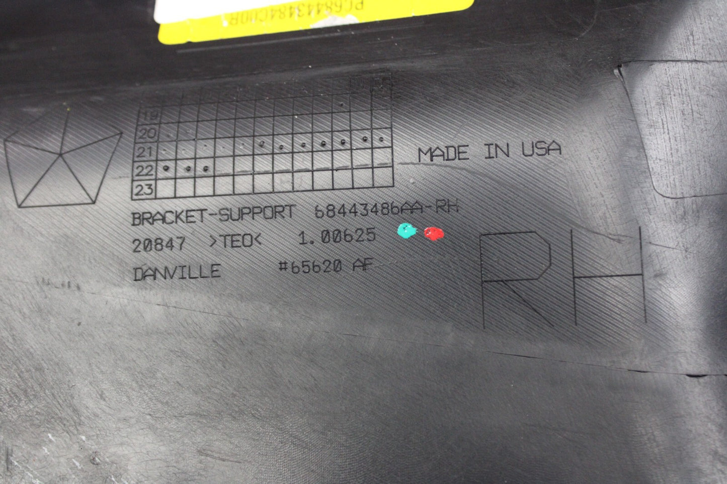 2019-2024 Ram 1500 TRX OEM Passenger RH Right Side Lower Trim Close Out Panel