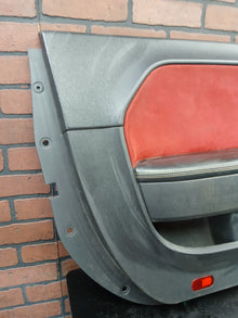 2013 Dodge Challenger Driver LH Side Interior Door Panel Red/Black 1xf771rrab
