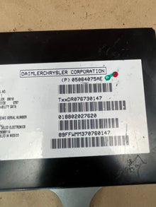 06-09 DODGE RAM GRAND CHEROKEE TELEMATICS SATELLITE RECEIVER MODULE 05064075AE