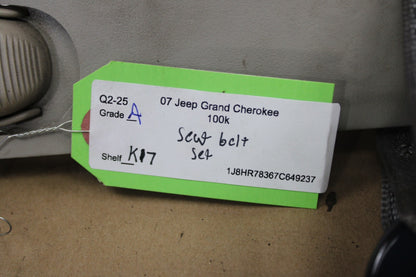 JEEP GRAND CHEROKEE SRT8 6.1L 2006-2010 OEM FRONT REAR LEFT RIGHT SEAT BELT SET