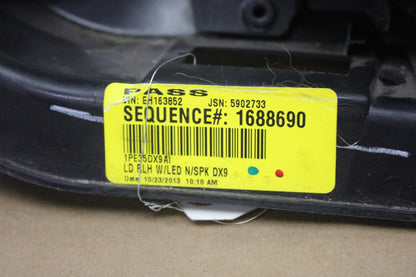 11-14 DODGE CHARGER SRT8 OEM INTERIOR REAR LEFT DOOR PANEL TRIM COVER 1PE35DX9AI