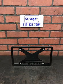 392 Hemi Black License Plate Frame and Mounting Bracket