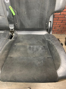 2011-2013 Jeep Grand Cherokee SRT Rear Seat Set Black Leather and Suede *Imprint