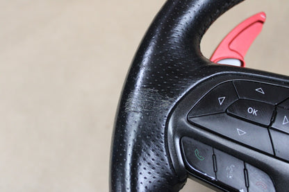 2015-2023 Dodge Challenger Charger Steering Wheel Leather Black OEM 5vg201vxad
