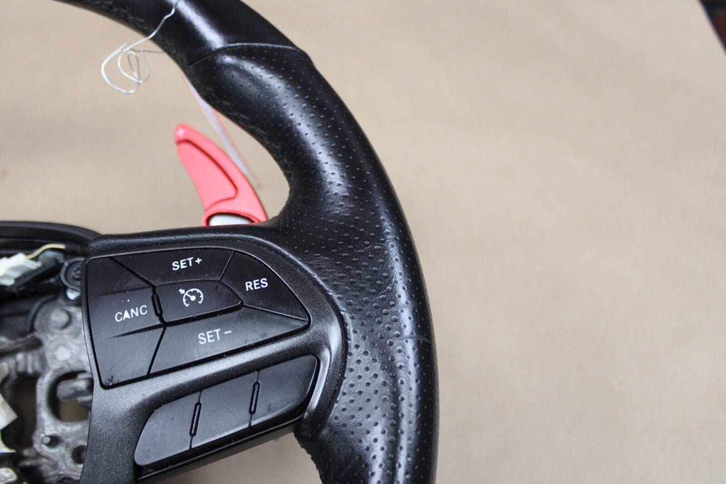 2015-2023 Dodge Challenger Charger Steering Wheel Leather Black OEM 5vg201vxad