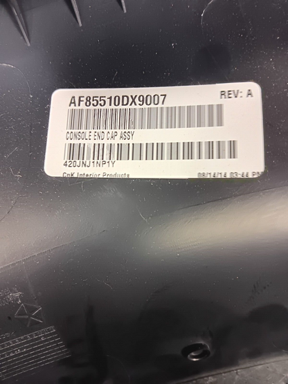 2015-2023 Dodge Challenger Center Console Back Panel Trim w/ Vents af85510dx9007