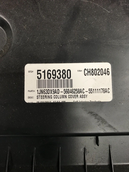 2011-2023 Charger 300 Knee Bolster Steering Column Cover Panel 1JN63DX9AD