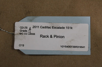 2007-2014 Cadillac Escalade Power Steering Gear Rack and Pinon OEM 25972370 151k