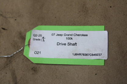 06-10 JEEP GRAND CHEROKEE SRT8 6.1 OEM ALL WHEEL REAR DRIVE SHAFT SRT 52853003AF
