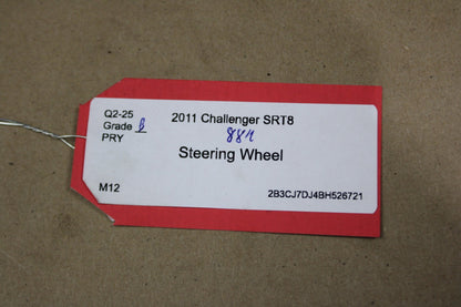 11-14 Dodge Challenger SRT8 Leather Steering Wheel w/ Switches OEM 1PC32XDVAD