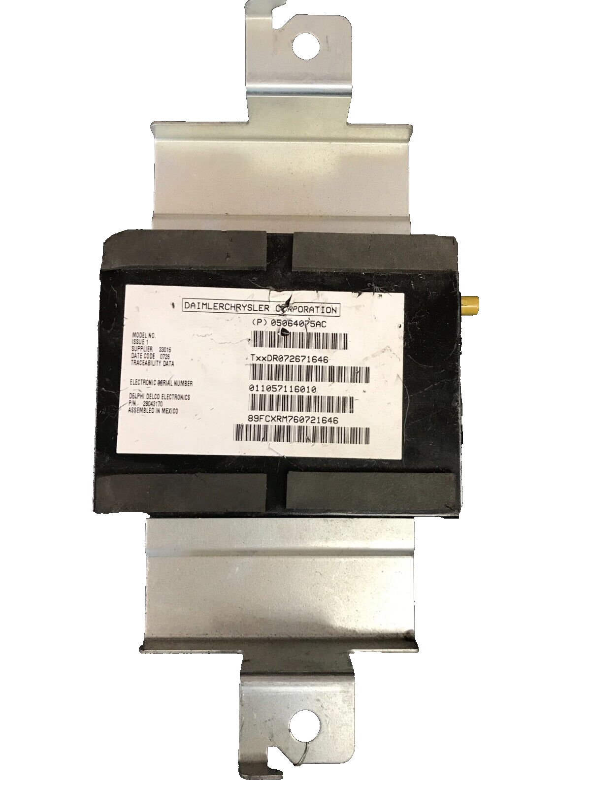 2007 Dodge Chrysler Jeep Satellite Radio Receiver Module 05064075AC