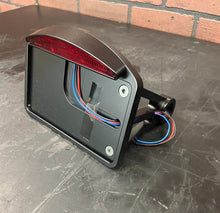 Harley Davidson Black LED Slice Style Tail Lamp Assembly