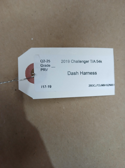 19-20 Dodge Challenger T/A R/T Scat Pack Dash Wiring Wire Harness 68406074AB OEM