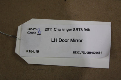 09-12 Dodge Challenger SRT8 Driver LH Side Door Power Mirror Assembly 1GE19AXRAD