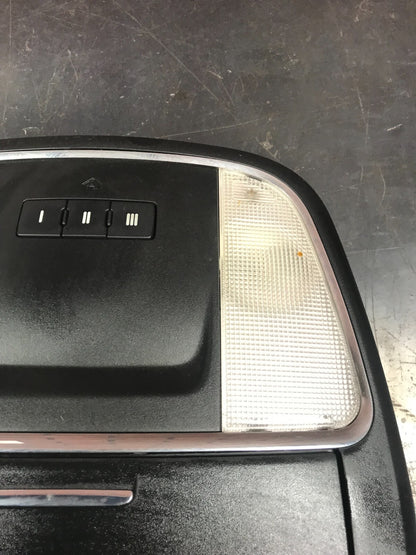 2011-2014 Charger 300 SRT Black Roof Overhead Console w/ Lights & Storage