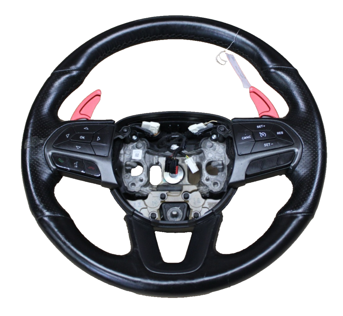 2015-2023 Dodge Challenger Charger Steering Wheel Leather Black OEM 5vg201vxad