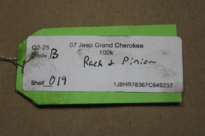 05-07 OEM JEEP GRAND CHEROKEE POWER STEERING GEAR RACK AND PINION 05181063AA